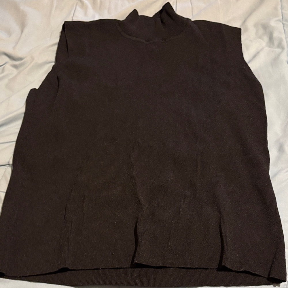 Anne Klein Black Knit Turtleneck